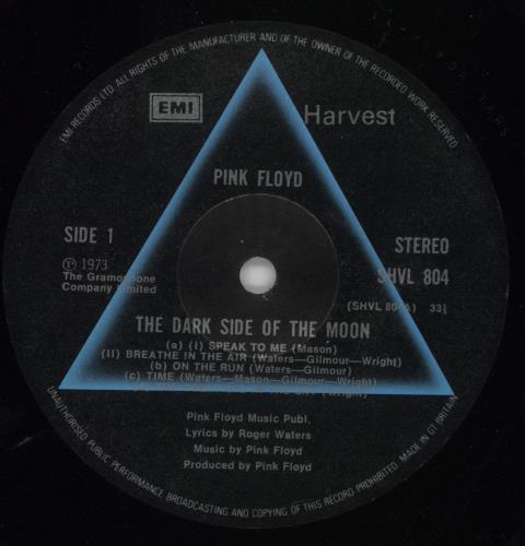 Pink Floyd The Dark Side Of The Moon - 5th - Complete UK